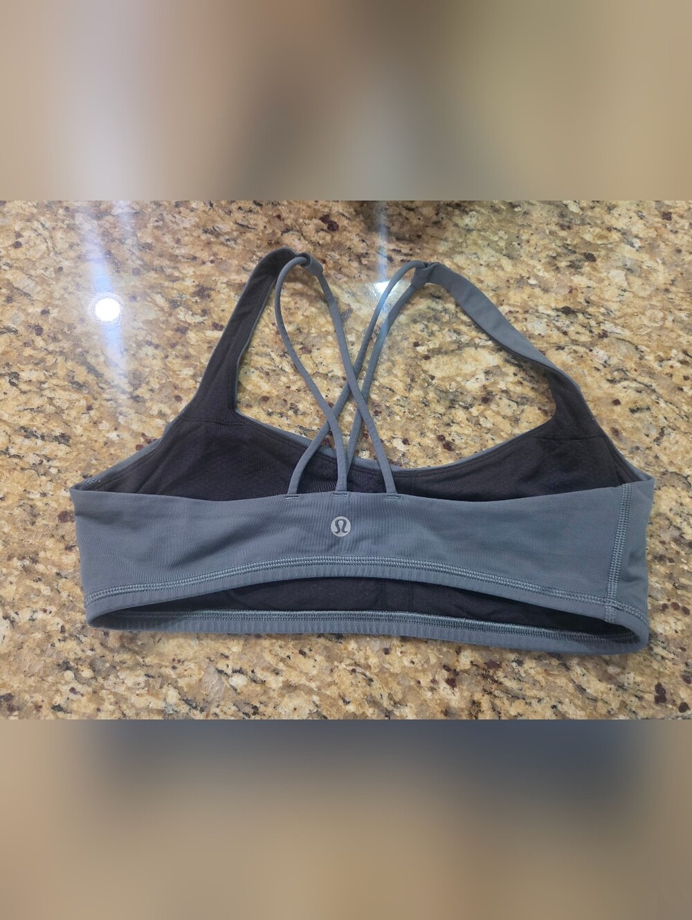 lululemon athletica Double-Strap Crisscross Sports Bra in Blue